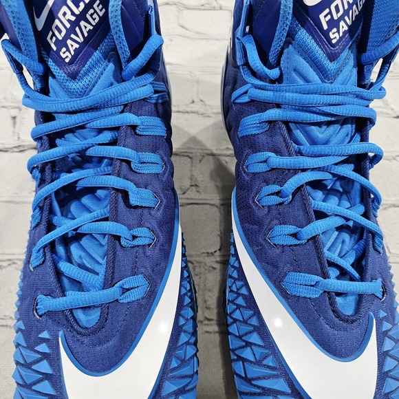 NIKE Force Savage Pro TD Football Blue PRO BOWL 18 PLAYER ISSUED MENS SIZE 12.5 main image 7
